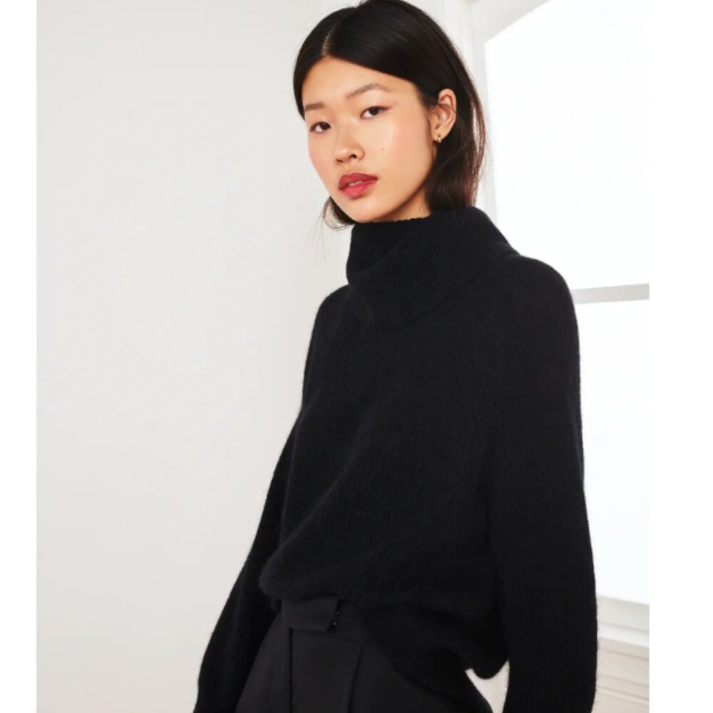 Quince Baby Alpaca-Wool Turtleneck | Size XS